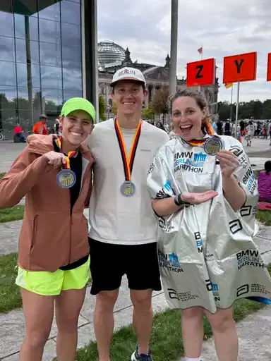 Allyson Whitney Foundation's Charity Runners in the 2025 Berlin Marathon
